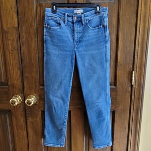Madewell Factory Stovepipe Sz 28 W 30 R 11 L 24.5 Classic Blue Women's Jeans